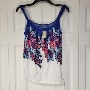 New American Eagle floral tank top women’s size medium